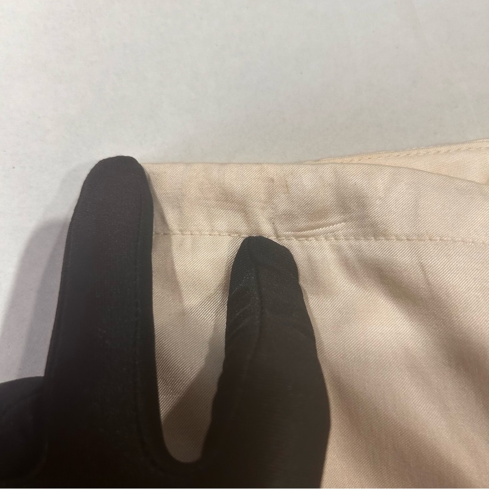 St.John Collection Ivory Pants Women’s 12 NEW Retro Silk Lined High Rise office - Picture 5 of 14